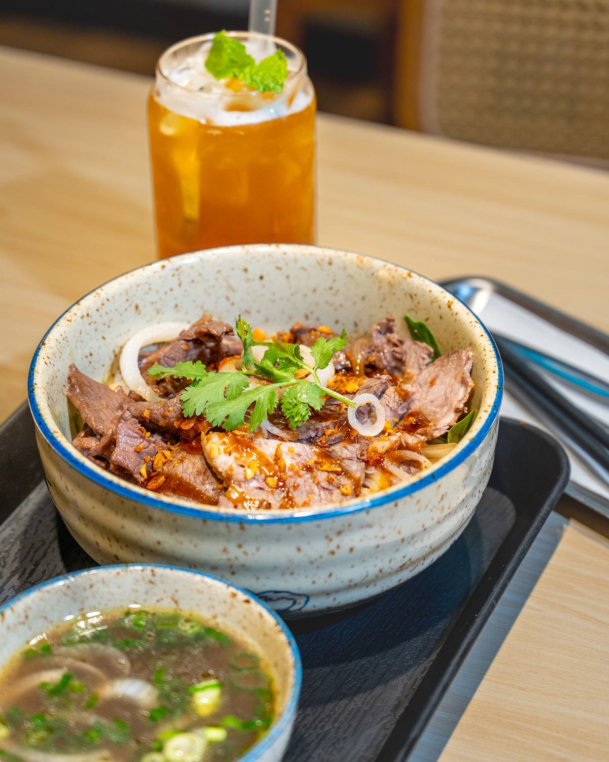 Fresh bánh mì and Vietnamese dishes at Chảo's Bistro